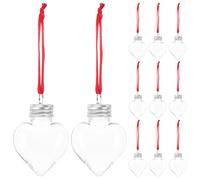 20 Pcs Ornamento Per Appendere Una Bottiglia D'amore Di Plastica Appesa Sospesa
