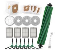 20 Pcs per iRobot Roomba Plus 405/505 Combo Kit di Accessori Robot Aspirapolvere Accessori con 1 Spazzola a Rullo in Gomma, 6 Spazzole Laterali, 4 Panni Mop, 4 Filtri, 4 Sacchetti,1 Spazzola Pulizia