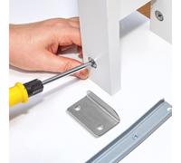 20 Pcs Piastra Di Riscontro Della Serratura Dell'armadio Blocchi