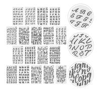 20 Pcs Piccole Lettere Stencil Di in Plastica Per L'inserimento Nel Diario