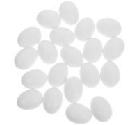 20 Pcs Plastic Fake Eggs Bird Supplies for Pigeon Breeding Uova Piccione Finte
