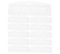 20 Pcs Porta Della Scheda Trasparente Glassata Manica Badge Identificativo