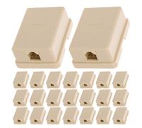 20 Pcs Scatola Di Giunzione in Plastica Sdoppiatore Telefonico Blocco
