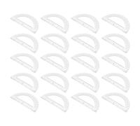 20 Pcs Sportore Trasparente Goniometro Per Strumenti Matematici in Classe