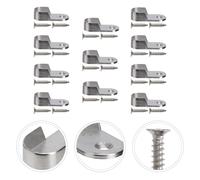 20 Pcs Staffe Per Aste Armadio Impieghi Gravosi Connettore Asta Appendiabiti