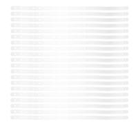 20 Pcs Strisce Per Grucce Cremagliera Dell'armadio Connettore Gancio