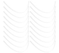 20 Pcs Strisce Per Grucce Cremagliera Dell'armadio Connettore Gancio