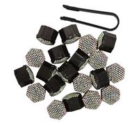 20 Pcs Tappi Per Dadi Ruota Coperture Dell'asse Cappucci Dei Delle Ruote