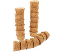 20 Pcs Tappo Di Sughero in Legno Per Bottiglia Whisky Tappi Vino