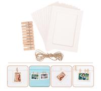 20 Pcs Telaio Per Quadri Cornice Foto Mini Fotogrammi Di Carta Muro