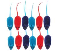 20 PCS Topo Artificiale Giocattoli Gatti Per Topi Giocattolo Cigolante