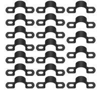 20 Pcs U-fascette Stringitubo a U Fascetta Stringitubo Metallica, 25mm Morsetto per Tubo Staffa a U, Morsetti per Tubi, Flessibili Supporto Fascette per Condotti, per Tubi del Gas Acqua