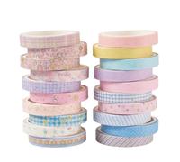 20 PCS Washi Tape, Washi Tape per Journaling, Magrissimo Retrò Nastro Adesivo Decorativo per giornali, decorazioni fai da te, diari, pianificatori, album di ritagli, confezioni, Biglietti (kawai)