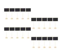 20 Pcs Wood Mini Chalkboard for Weddings Decor Segni Lavagna Bacheca Piccola