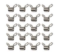 20 Per Tallone Arresto Set Liscio Perline Gioielli Che Producono Strumenti Ginnastica A Molla Perfetti Morsetto Tallone Caricato A Molla Con Entusiasmo Artigiani