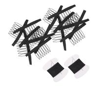 20 pettini a 7 denti per parrucca, clip per fissare la parrucca, per fissare connessioni e realizzare parrucche, accessori per parrucche