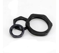 ~ 20 pezzi 1/4quot; 3/8" 1/2" 3/4" 1quot; 1,2 pollici 1,5 pollici Dado esagonale in nylon nero Filettatura G Dadi esagonali Connettore Pagoda Tappo a vite di fissaggio