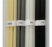 20 pezzi 1 pezzo = 50 cm barre per saldatura in plastica ABS/PP/PVC/PE per saldatore in plastica con pistola ad aria calda (ogni 5 pezzi di barre)