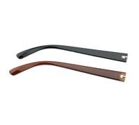 20 pezzi 10,6 mm di larghezza PC occhiali a molla tempio punta della gamba montatura 'ottica parti riparazione for(Brown)