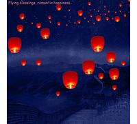 20 pezzi/10 pezzi/5 pezzi/3 pezzi Lanterne di carta; Lampada dei desideri; Ovale in carta con materiale ignifugo; Esprimi un desiderio; I sogni volanti possono essere utilizzati per riempire l'atmosfe