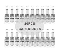 20 Pezzi 12 Pin Micro Aghi per Cartucce Sostituzione Microneedling Punte ad ago per Auto Mikronagdel Dermapen Gewinde Needle Cartridge