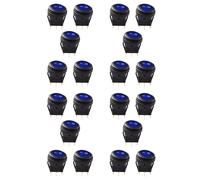 20 Pezzi 12V 20A Impermeabile Rotonda on / Off Interruttore A Bilanciere Au5689