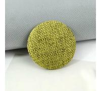 20 pezzi 15-30 mm bottoni in tessuto di stoffa bottoni automatici rotondi ricoperti di lino per giacche, vestiti, divani, soprabiti, accessori per cucire fai da te - 4 verde erba - 25 mm