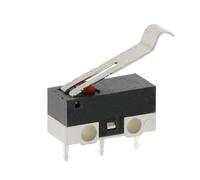 20 pezzi 3 pin finecorsa SPDT pulsante mouse interruttore tattile 1A 125V interruttore for parti stampante 3D rullo mouse(BENT HANDLE,100PCS)