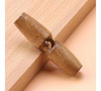 20 pezzi 30-60mm 7 dimensioni Fibbie in legno con attivazione/disattivazione in corno Bottoni in legno Artigianato per cucire per soprabito Bottone ovale fatto a mano con tappo-5-4 cm