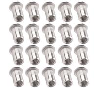 20 Pezzi 304 Acciaio Inox Rivetto Rivnut Inserto Nutsert M6x15mm