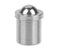 20 pezzi 304 pistone a sfera precisione in acciaio inox perni di posizionamento a vite molla liscia stantuffo a sfera(3 x 4mm)