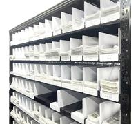 20 pezzi 39 * 15 cm 1 mm divisori per ripiani in PVC per armadi, separatori per ripiani in legno, organizzatori per vestiti e organizzazione della camera da letto, separatore per ripiani, etichetta