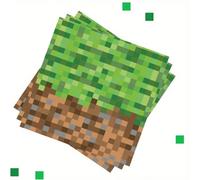 20 pezzi/40 pezzi/60 pezzi/Set, Tovaglioli a tema videogiochi - Tovaglioli decorativi monouso a tema pixel, decorazioni per la tavola per feste, compleanni, vacanze e riunioni con amici, decorazioni p