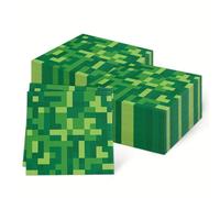 20 pezzi/40 pezzi/60 pezzi/Set, Tovaglioli Pixel festa - Tovaglioli decorativi monouso a tema videogiochi, decorazione per feste di compleanno, vacanze e riunioni con amici, decorazione per tavola da 