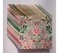 20 pezzi/40 pezzi/60 pezzi, tovaglioli in stile vintage con stampa di foglie, fiori e api, a doppio strato, adatti per decorazioni di feste a tema compleanno, tè pomeridiano, baby shower 60 pezzi,40 p