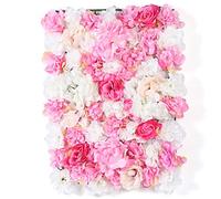 20 pezzi, 40 x 60 cm, rosa scuro, champagne, fiori di seta, decorazione fai da te, per matrimoni, compleanni, fotografie di nozze, feste, giardini, pannelli romantici