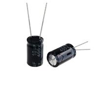 20 pezzi 400V 10uF 400Volt 10MFD Condensatore elettrolitico in alluminio 8 * 12mm radiale 10mf400v 10uf400v 400v10mf 400v10uf