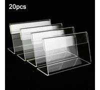 20 pezzi 57,5 cm mini insegna acrilica espositore prezzo nome carte etichette s