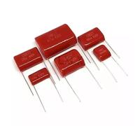 20 pezzi 63 V 100 V 250 V 400 V 450 V 630 V 2000 V CBB condensatore a film in polipropilene 101 103 104 105 125 J 221 222 223 224 225 332 333 334(400V104J-P10)