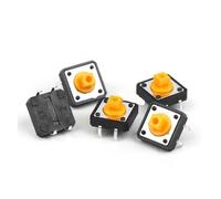 20 pezzi 6x6/2x4/3x6/4x4 kit combinazione di pulsanti interruttore tattile 12V rame 4PIN microinterruttore DIP for TV/giocattolo/pulsante foglia