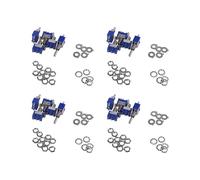 20 Pezzi AC 3A / 250V 6A / 125V / OFF SPDT 2 Interruttore A Pulsante di Arresto Posizione