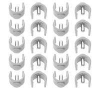 20 Pezzi Accessori C Shape Clips in Acciaio Ferro Plastico | Design Perno a Scatto per Cambio Rapido, Adatto per Fisioterapia e Clinica, Supporto per Utenti Difficoltà Motorie