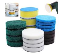 20 pezzi accessori per Bosch Universal Brush, spazzola per la pulizia della batteria, compatibile con Bosch Home/Garden 6033, 4 cuscinetti in gommapiuma, 4 cuscinetti in microfibra, 4 cuscinetti ad