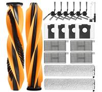 20 pezzi accessori per robot aspirapolvere Mova Z60 Ultra Roller Complete, 2 spazzole principali, 2 panni per rullo, 4 sacchetti per polvere, 4 filtri, 6 spazzole laterali, 1 spazzola