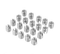 20 pezzi acciaio inox SUS303 parti di fissaggio viti autofilettanti rivetti filettati con inserti filettati per dadi per riparazione elicoidale M8 x 15mm