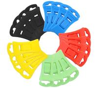 20 Pezzi Accoppia Calzini per Lavatrice, Mollette per Bucato Antisegno con Gancio Stendibiancheria, Stendi Calzini, Plastica Mollette Bucato, Asciugamani Mollette (8 mm, Colori Misti)