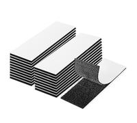 20 Pezzi Adesivo Forte Strappo 3 x 10 cm, Feltro Biadesivo, Adesivo Riutilizzabile per Tessuto