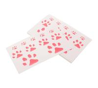 20 Pezzi Adesivo Tatuaggio Finto Gatto Kawaii Termocromico Rosso | Spalla e Collo, Applicazione Semplice, Riutilizzabile, Effetto Cangiante a Contatto Calore