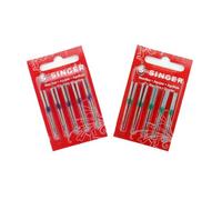 20 pezzi Aghi per tagliacuce overlock 2054 16x75 spessore 70/10 e 100/16 compatibile con Singer 14U