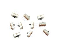 20 pezzi altezza manico 2 mm DC 50 V 0,3 A orizzontale spina dritta 3 piedi 2 ingranaggi interruttore a leva seconda marcia tre scorrevoli